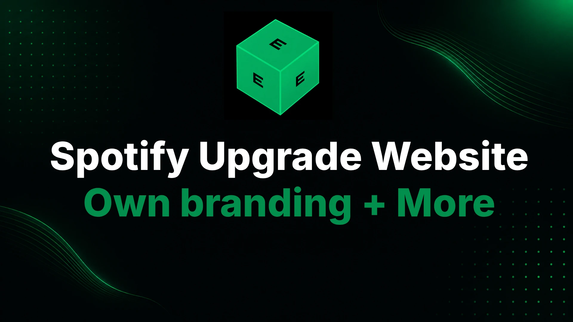 Spotify Upgrade Web Hosting