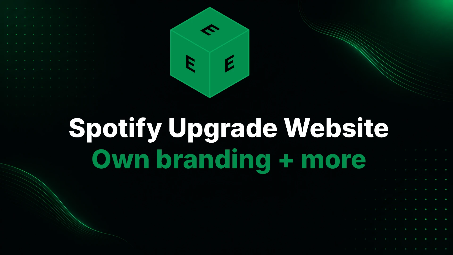 Spotify Upgrade Web Hosting